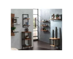 Meuble House Étagère 1 tablette en teck recyclé et métal "Ulva" Clearance