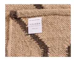 Meuble House Tapis kilim beige motif berbère en laine et jute "Cocoon" format 120x180 cm Discount