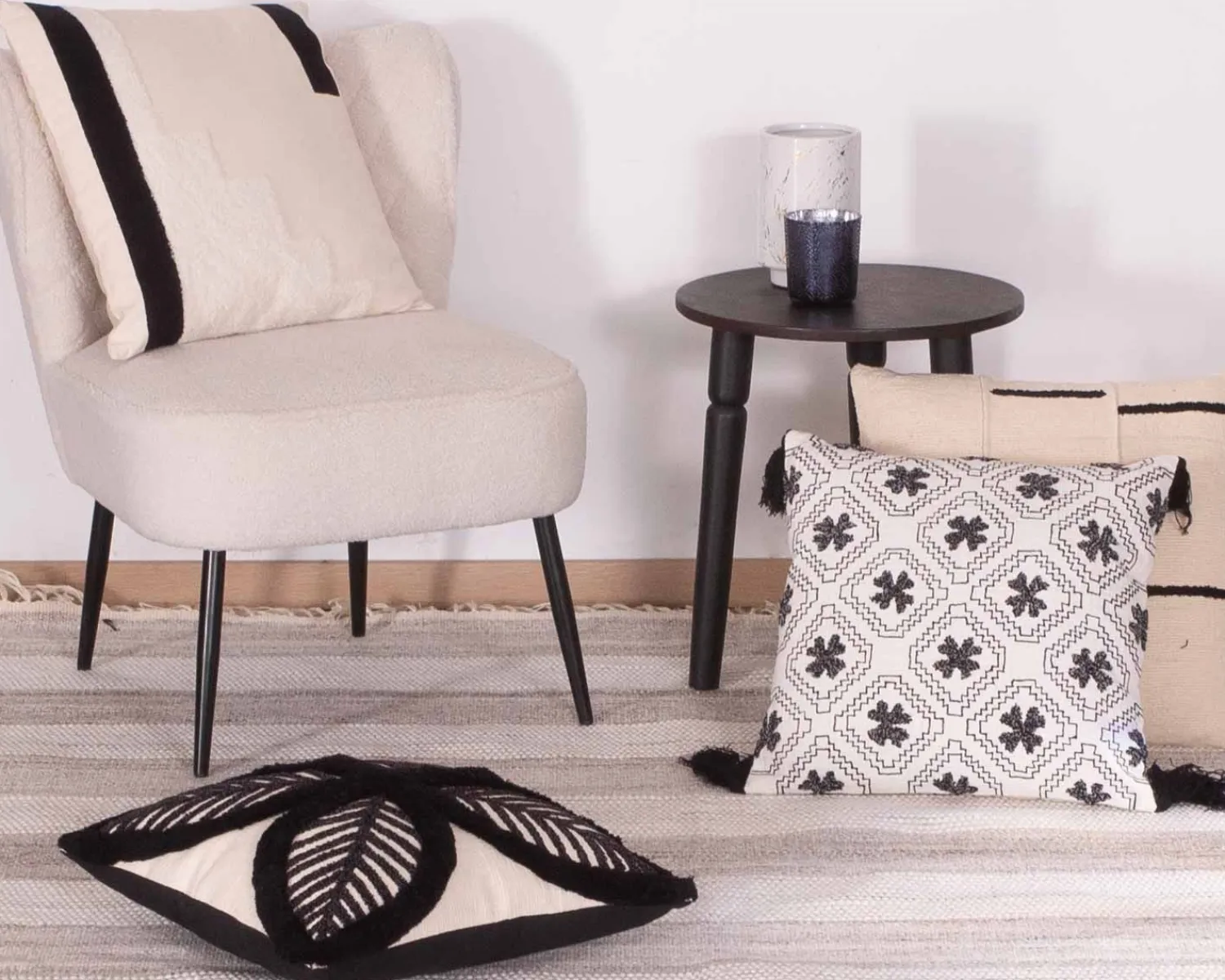 Meuble House Tapis rayé coloris doux 120x180cm "Kavon" Clearance