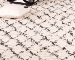 Meuble House Tapis tissé en laine et coton 120x180cm