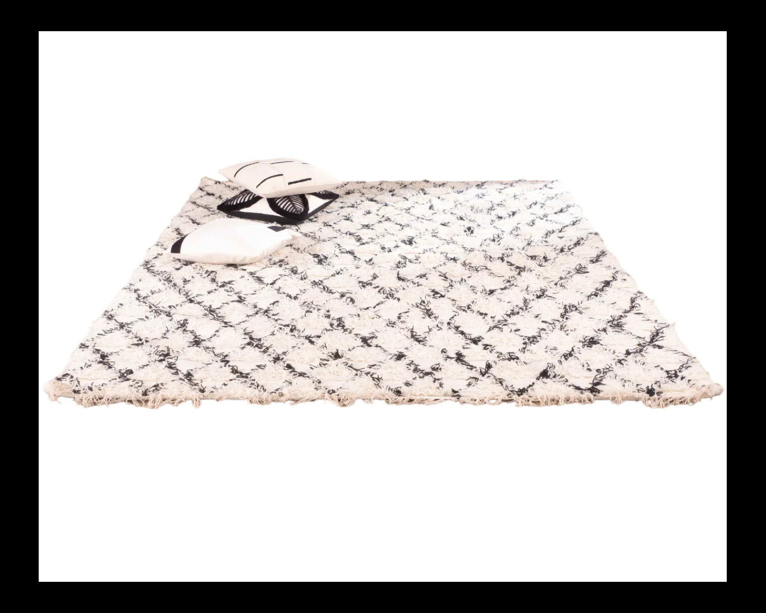 Meuble House Tapis tissé en laine et coton 120x180cm "Kavon"