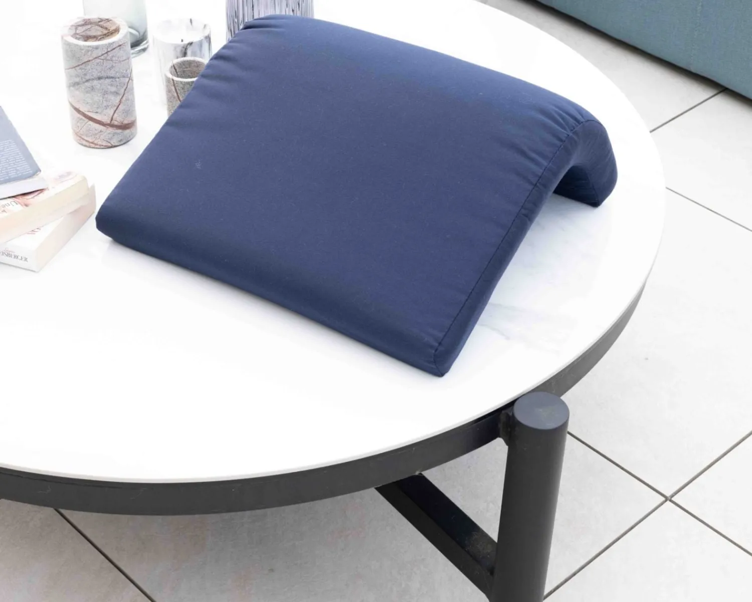 Meuble House Têtière en tissu bleu pour chaise longue "Nusa Pedina" Discount