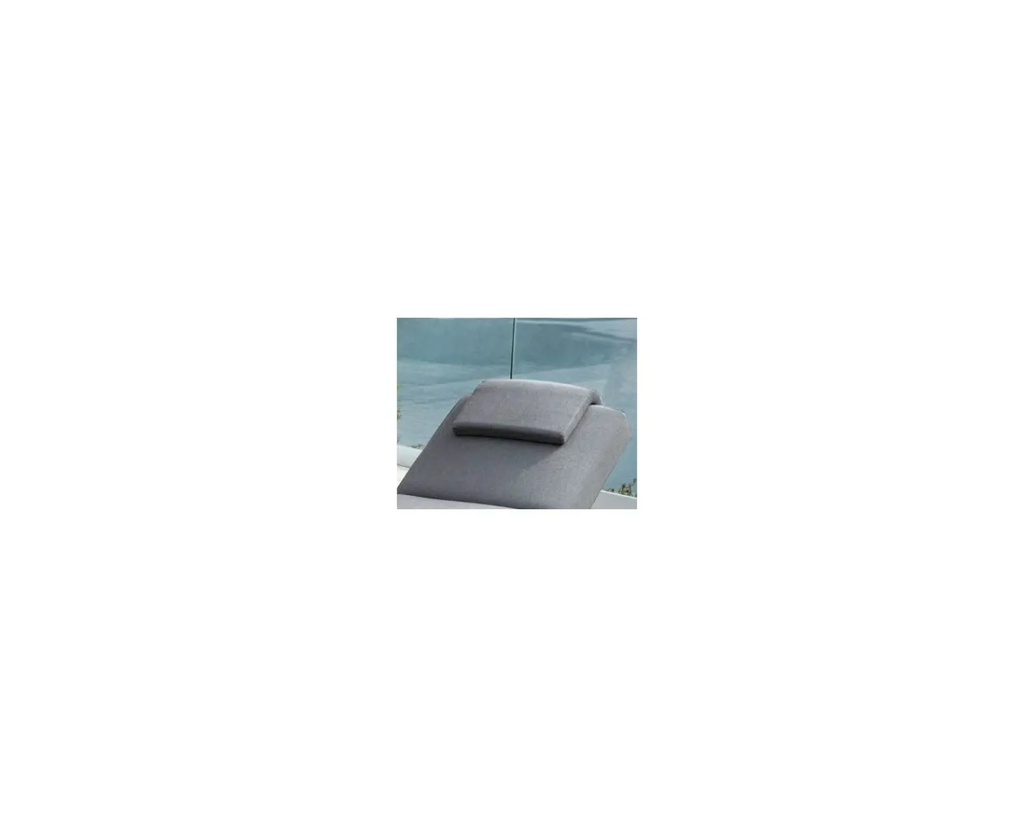 Meuble House Têtière en tissu bleu pour chaise longue "Nusa Pedina" Discount
