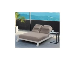 Meuble House Têtière en tissu taupe pour bain de soleil "Nusa Pedina" Best