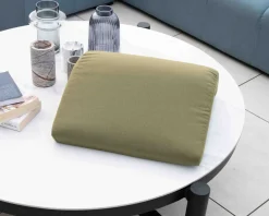 Meuble House Têtière en tissu vert pour bain de soleil 