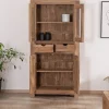 Meuble House Vaisselier vitré en palissandre "Kalanohé" 4 portes et 2 tiroirs Discount