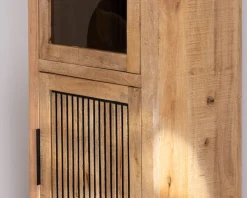 Meuble House Vitrine 2 portes en manguier